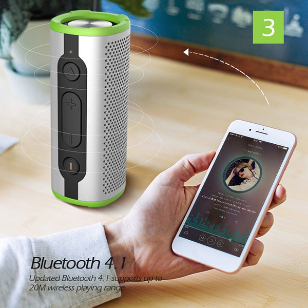 New Waterproof Portable Bluetooth Wireless Speaker Outdoor Bass Stereo With Microphone