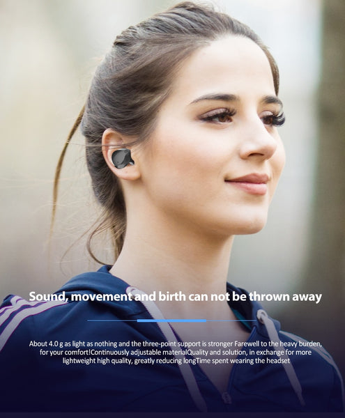 New Bluetooth 3D stereo Wireless Earphones Earbuds Headset With 3200mAh Charge Box Noise Cancelling