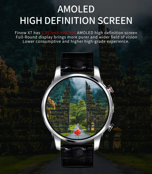 New 4G Sport Fitness Heart Rate Tracker Android 7.1  Smartwatch For Android iPhone