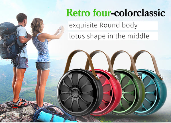 New Waterproof Bluetooth Bass Stereo Outdoor Wireless Subwoofer Flashlight Power Bank Speaker