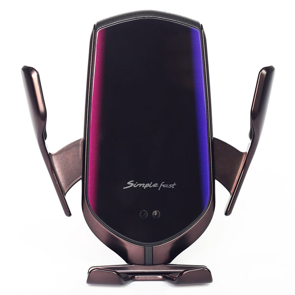 New Automatic Clamp 10W Car Wireless Phone Mount Charger With Navigation Positioning For Samsung Galaxy S22 S21 S20 Series