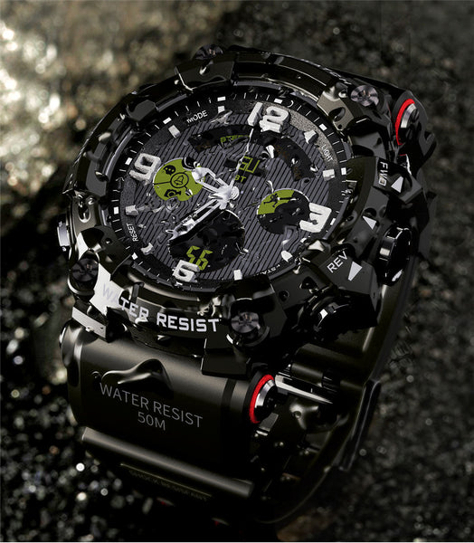 New 1.58" Screen Bluetooth 50M Waterproof Sport Clock SmartWatch For iOS Android