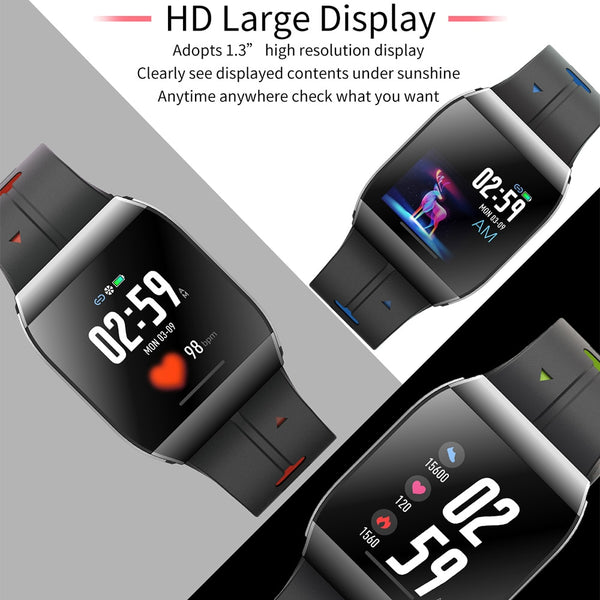 New IP68 Waterproof Heart Rate Monitor Weather Forecast Activity Fitness Tracker Sport Smartwatch