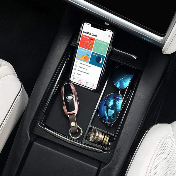 New Wireless Charger Holder Stand Bracket For Compatible iPhones Tesla Model Vehicles