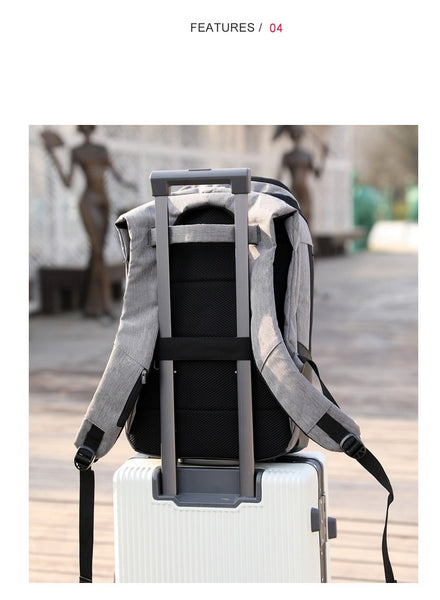 New High Capacity 17 Inch Laptop Business Multifunctional USB Charging Travel Bag School Backpack
