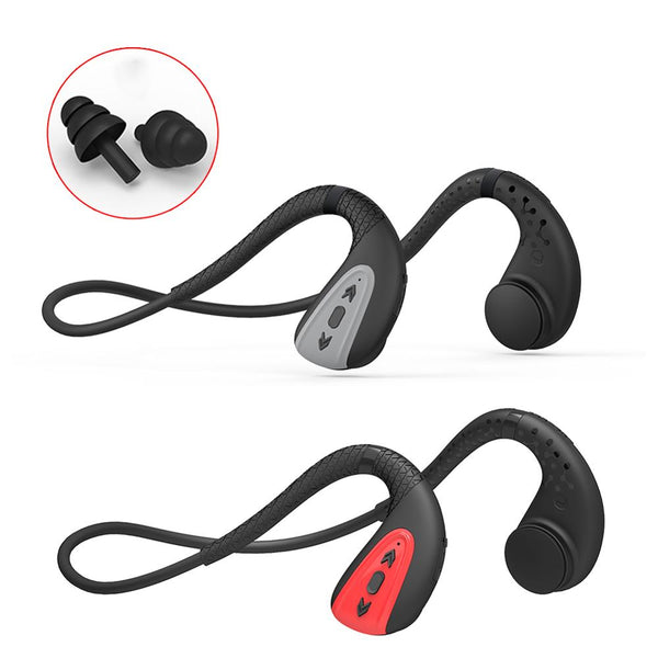 New Bone Conduction Bluetooth 5.0 Headset Stereo IPX 8 Waterproof Sports Swimming Running Hands Free Headphone Earbuds