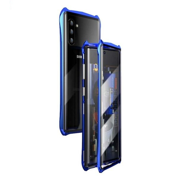 New Magneti Full Front+Back 9H Glass Tempered Film Metal Cover Case For Samsung Galaxy Note 10 Plus Pro