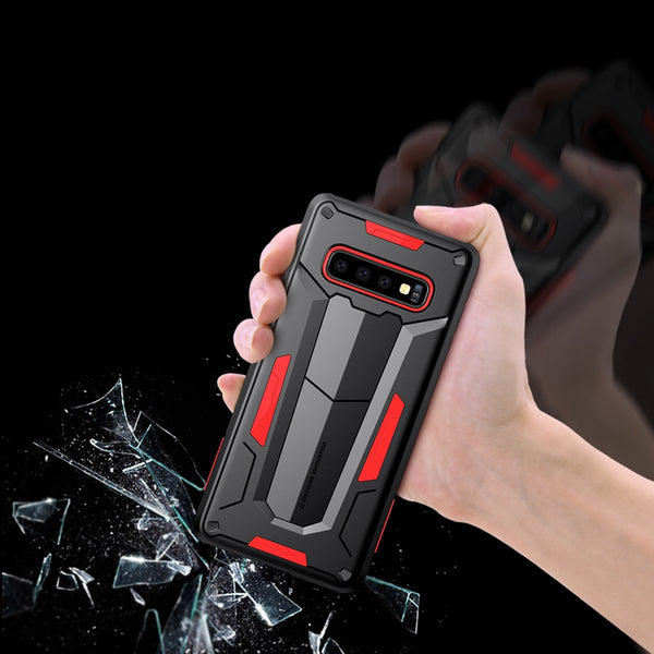 New Rugged Shield Back Tough Armour Case Bumper Cover For Samsung S10 Plus Series