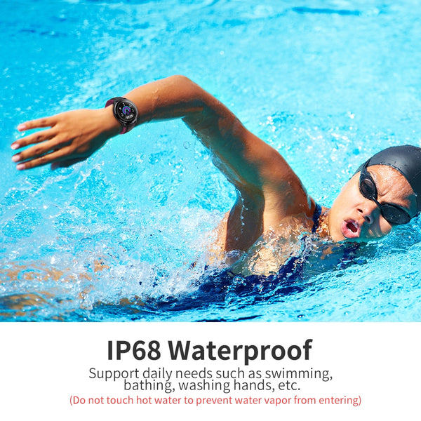 New IP68 Waterproof 1.3 Inch Heart Rate Monitor Fitness Tracker Sport Smartwatch For Android IOS
