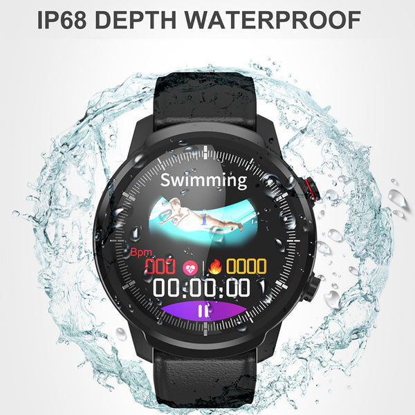 New IP68 Waterproof Heart Rate Pedometer Fitness Tracker Smartwatch For iPhone Androids