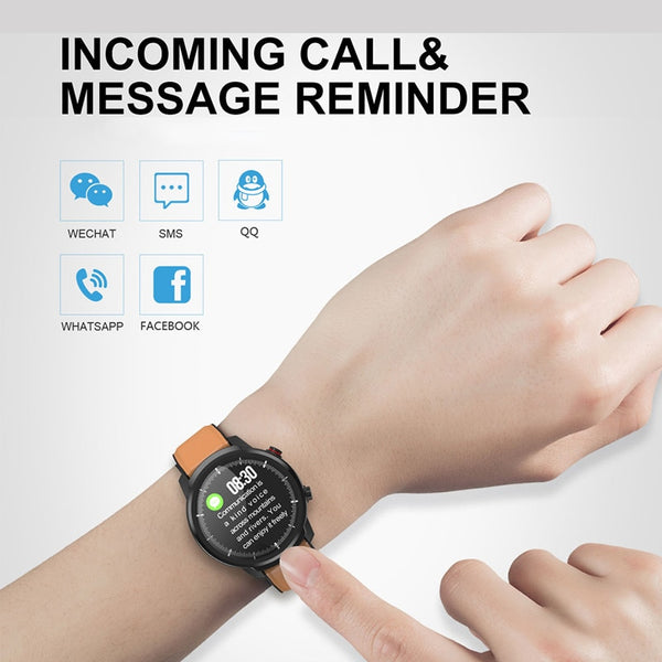 New IP68 Waterproof Heart Rate Pedometer Fitness Tracker Smartwatch For iPhone Androids