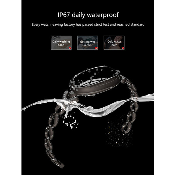 New Fitness Heart Rate Sleep Monitor Sport Bracelet Smartwatch For Ladies Women