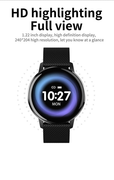 New Heart Rate Monitor Fitness Tracker IP68 Waterproof Smart Watch For Android IOS