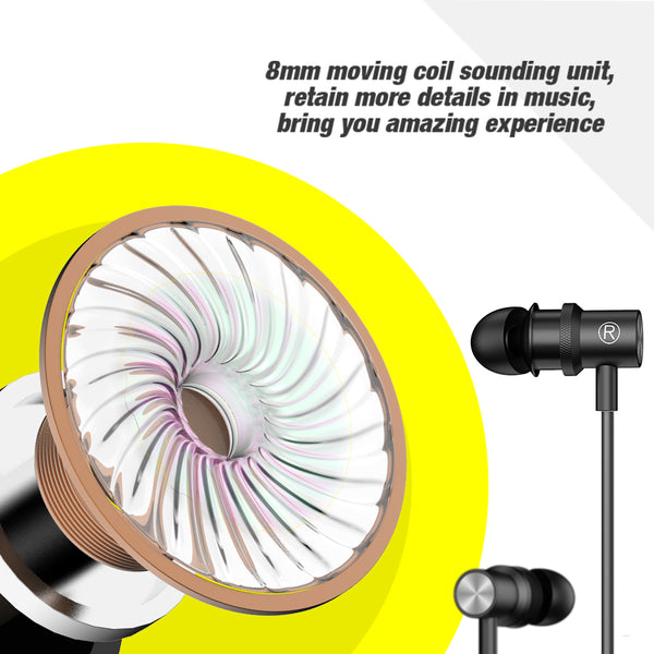 New Bluetooth 5.0 Stereo Sports Magnetic Earbuds Earphone Headset With Built-In Mic For iPhone Samsung Xiaomi