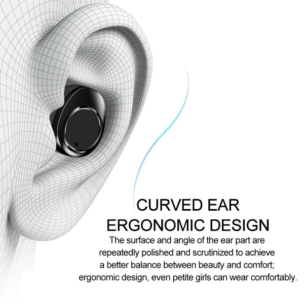 New TWS Bluetooth 5.0 Stereo Wireless IPX7 Waterproof Earphone Earbuds Headset With 3500mAh Charge Box