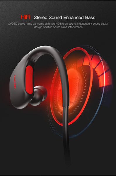 New IPX7 Waterproof Wireless Earphones Sport Bluetooth Headset With Mic For iPhone Samsung Xiaomi