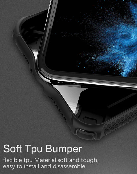 New Magnetic Ring Holder Shockproof Armor Clear Cover Case For iPhone 11 Pro Max X XS XR Series