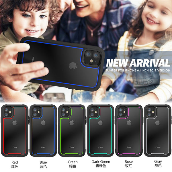 New Shock Drop Absorption Bumper Hybrid Cover Case For iPhone 11 X XR XS Max