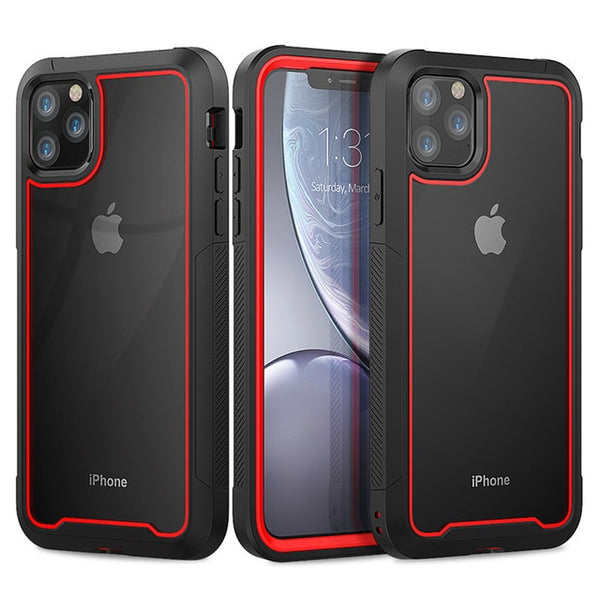 New Shock Drop Absorption Bumper Hybrid Cover Case For iPhone 11 X XR XS Max