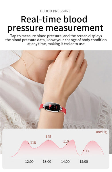 New Waterproof Heart Rate Monitor Sport Fitness Tracker Bluetooth Smartwatch For Android iPhones