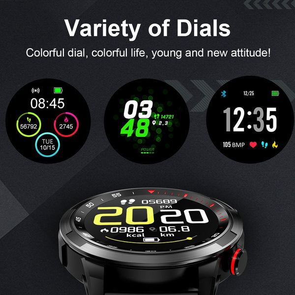 New Waterproof Full Touch IPS Screen Heart Rate Sport Fitness Tracker Smartwatch For iPhones Android