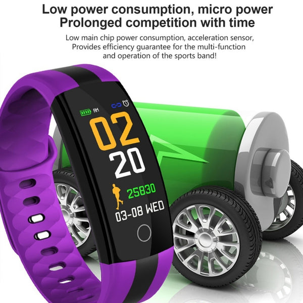 New Bluetooth Wristband Fitness Tracker Heart Rate Monitor Smartwatch For iPhones Android
