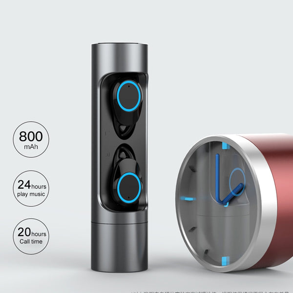 New  Bluetooth 5.0 Touch Control TWS Mini Wireless Earphones Sport Headset With Mic IPX7 Waterproof Earbuds