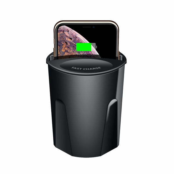 New Qi Wireless Car Phone Holder Fast Charging Charger For iPhone Samsung Smartphones