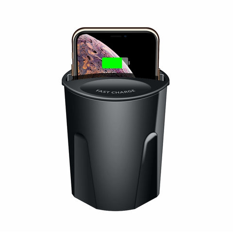 New Qi Wireless Car Phone Holder Fast Charging Charger For iPhone Samsung Smartphones