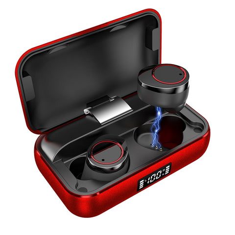 New TWS Bluetooth 5.0 Stereo Wireless IPX7 Waterproof Earphone Earbuds Headset With 3500mAh Charge Box