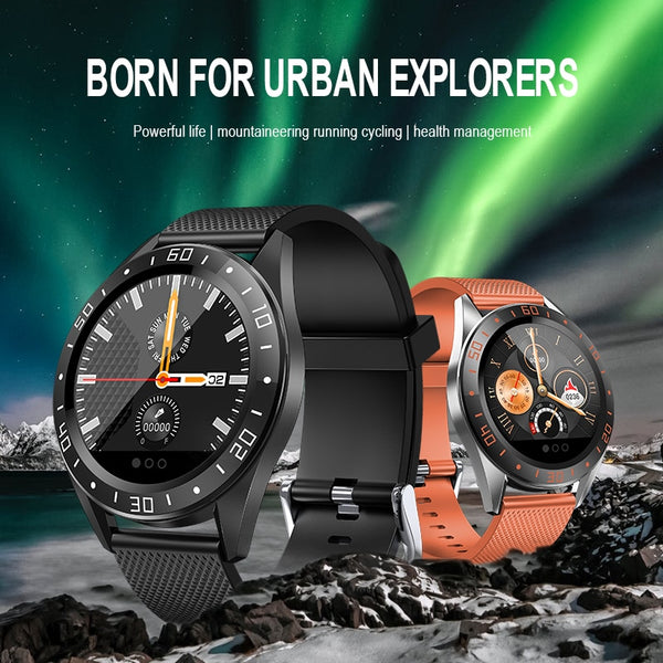 New Hybrid Heart Rate Fitness Tracker Digital Wrist Smart Watch Sports Smartwatch For iPhone Android Gifts