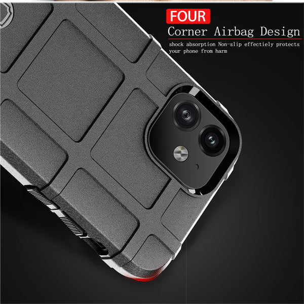 New Rugged Shield Soft Silicone Shockproof Protective Cover Case For iPhone X XR XS MAX 11 Pro Series