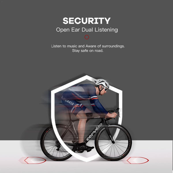New Bluetooth Bone Conduction Headphones With Mic In-Ear Headset For Samsung iPhone Xiaomi