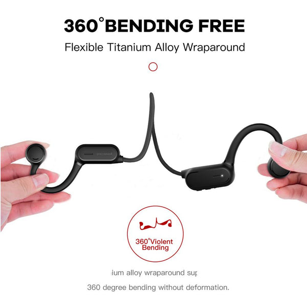 New Bluetooth Bone Conduction Headphones With Mic In-Ear Headset For Samsung iPhone Xiaomi