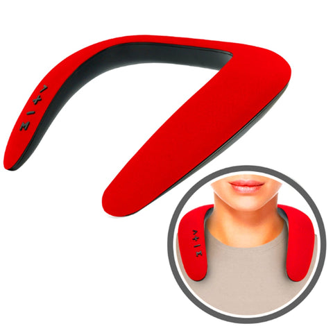New Portable Bluetooth Neckband Dual 3D Stereo Sound Speakers For iPhone Androids