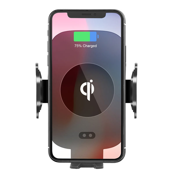 New Fast Wireless Phone Mount Holder Air Vent Phone Holder Qi Charger For iPhone 14 13 12 Series
