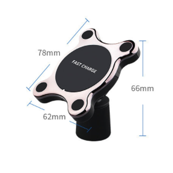 New Wireless Charger Magnetic Car Phone Qi Wireless Fast Charging Charger For iPhone Samsung Smartphones