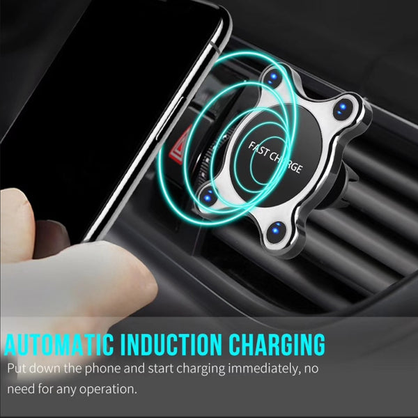New Wireless Charger Magnetic Car Phone Qi Wireless Fast Charging Charger For iPhone Samsung Smartphones