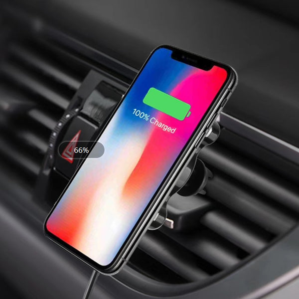 New Wireless Charger Magnetic Car Phone Qi Wireless Fast Charging Charger For iPhone Samsung Smartphones