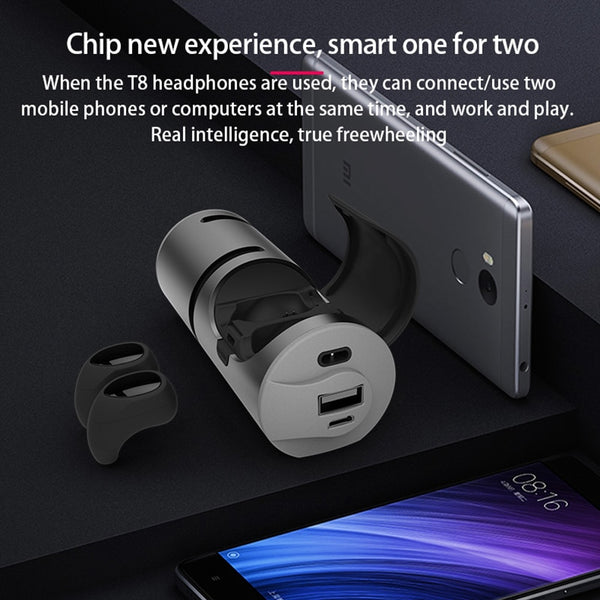 New 9D Surround Sound TWS Bluetooth 5.0 Power Bank Wireless Headset Earbuds Headphones For iPhone Samsung Xiaomi