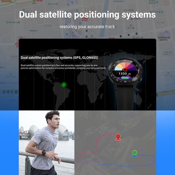 New Waterproof Bluetooth GPS Fitness Tracker Wrist Digital Smartwatch For iPhone Samsung Xiaomi
