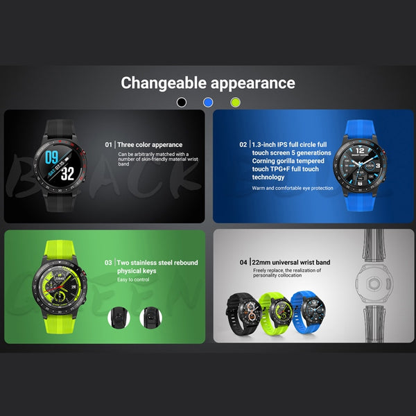 New Waterproof Bluetooth GPS Fitness Tracker Wrist Digital Smartwatch For iPhone Samsung Xiaomi