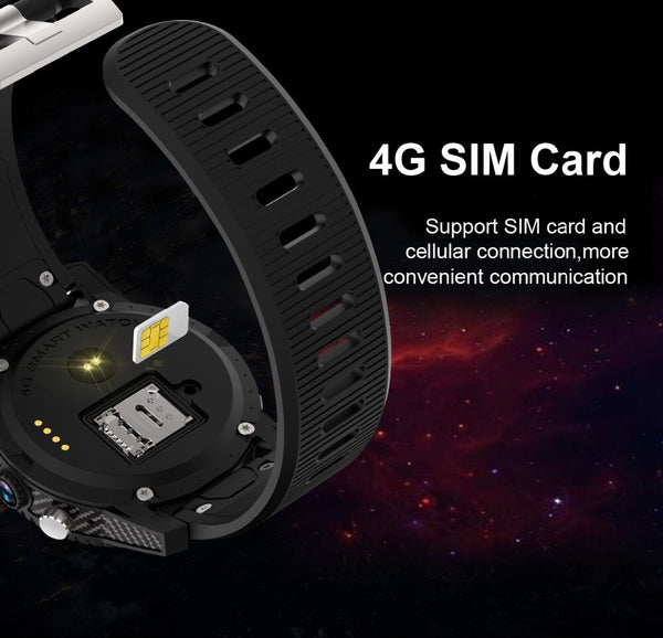 New Men's Fitness Tracker Android 7.0 4G WIFI Bluetooth Wrist Digital Smartwatch For iPhone Samsung Xiaomi
