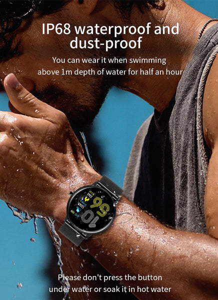 New IP68 Waterproof Heart Rate Fitness Tracker Digital Wrist Smartwatch For iPhone Samsung Xiaomi