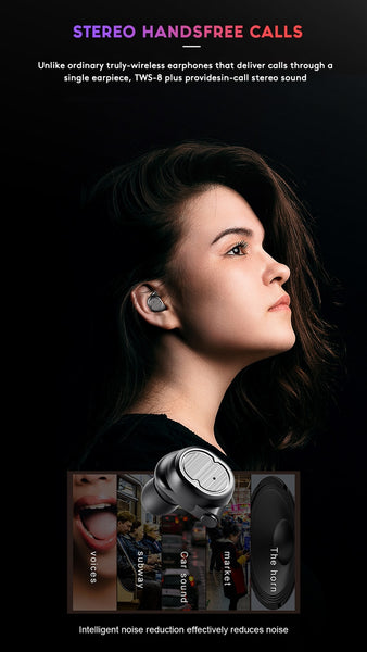 New True Wireless Bluetooth Waterproof Sport Stereo Earphones Headset Earbuds For iPhone Samsung Xiaomi