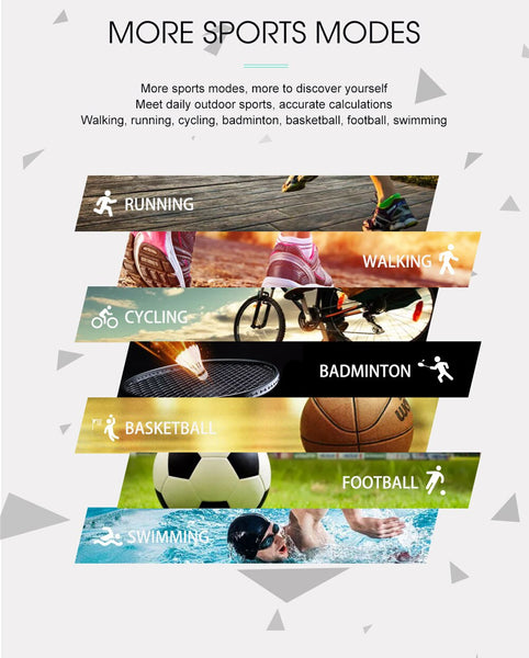 New Outdoor Sports Fitness Tracker Heart Rate Smart Watch Digital Wrist Smartwatch For iPhone Samsung Xiaomi
