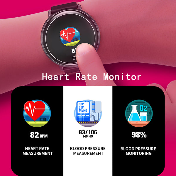 New Heart Rate Monitoring Fitness Tracker Sport Smart Watch Digital Wrist Smartwatch For iPhone Samsung Xiaomi