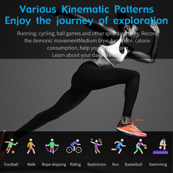 New Heart Rate Fitness Tracker Smartwatch Digital Wrist Smartwatch For iPhone Samsung Xiaomi