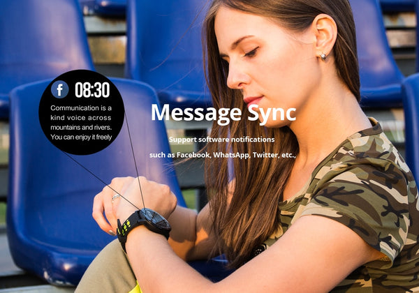 New Full Touch Heart Rate Fitness Tracker Digital Wrist Smartwatch For iPhone Samsung Xiaomi