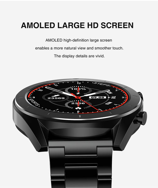 New IP68 Waterproof Round HD Screen Fitness Tracker Digital Wrist Smartwatch For iPhone Samsung Xiaomi